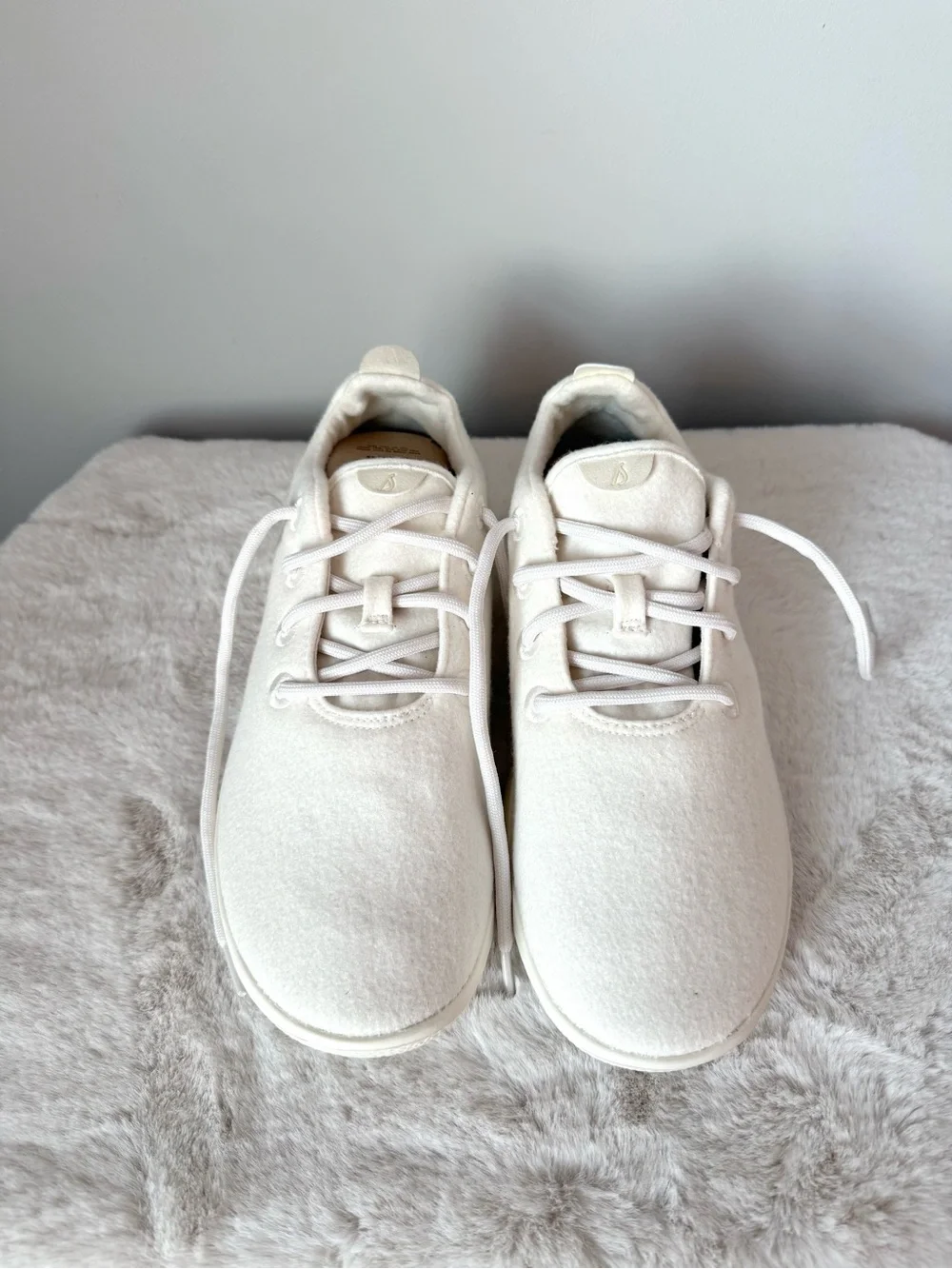 NEW Men's Allbirds Wool Runner Casual Lace-Up Sneakers in Natural White Size 11